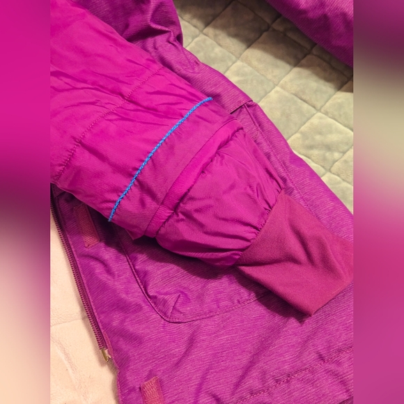 Girl's Columbia Nordic Strider Purple Winter Jacket size 7/8 - Picture 9 of 11